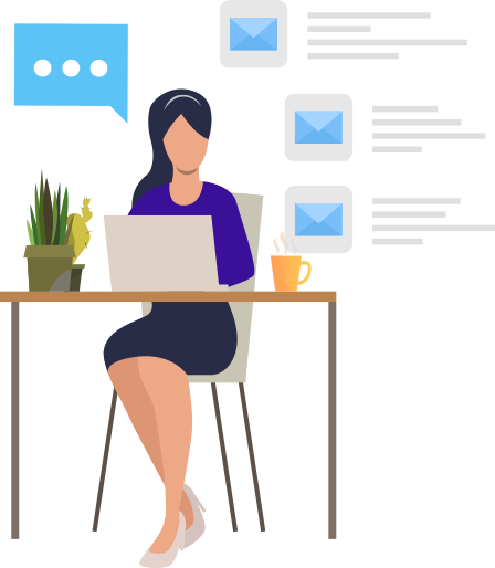 Vector-woman-table Vector-woman-table